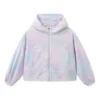 Tie-Dye-Kapuzenjacke „Multi-color“