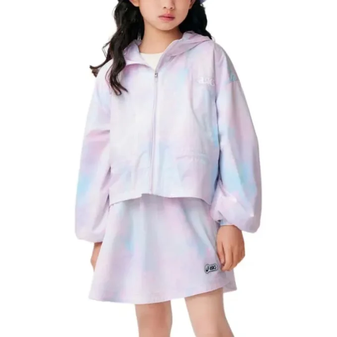 Tie-Dye-Kapuzenjacke „Multi-color“