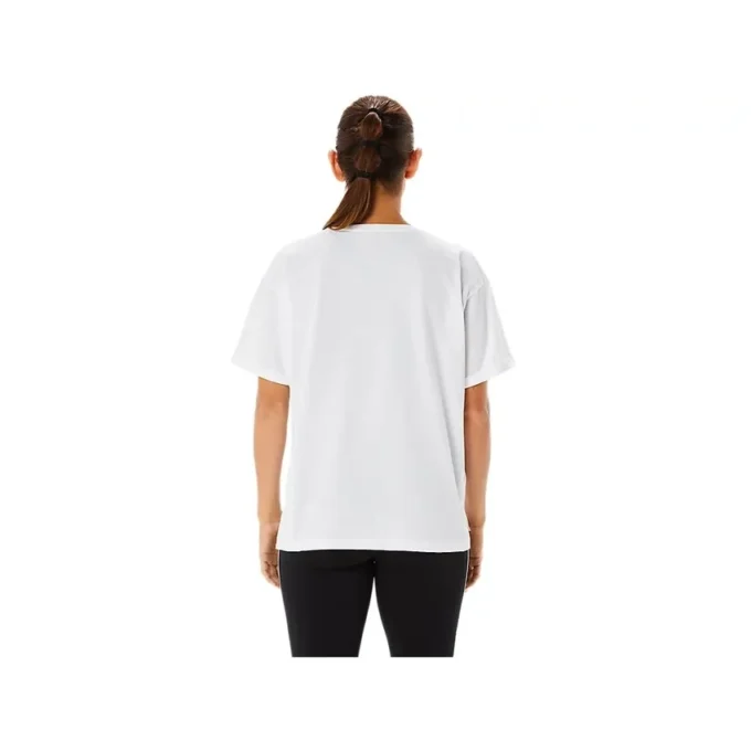 Training Core Relaxed Graphic T-Shirt „Weiß“