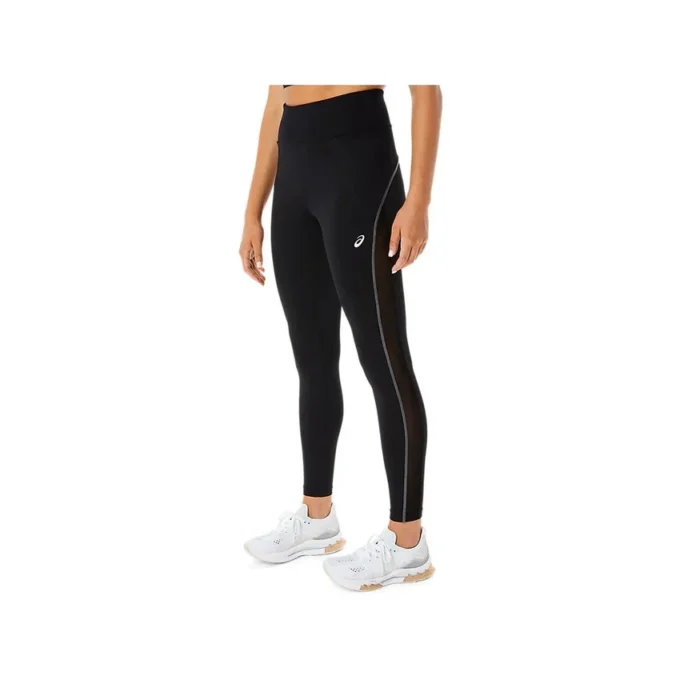 Trainingsleggings mit Mesh-Einsätzen „Schwarz“