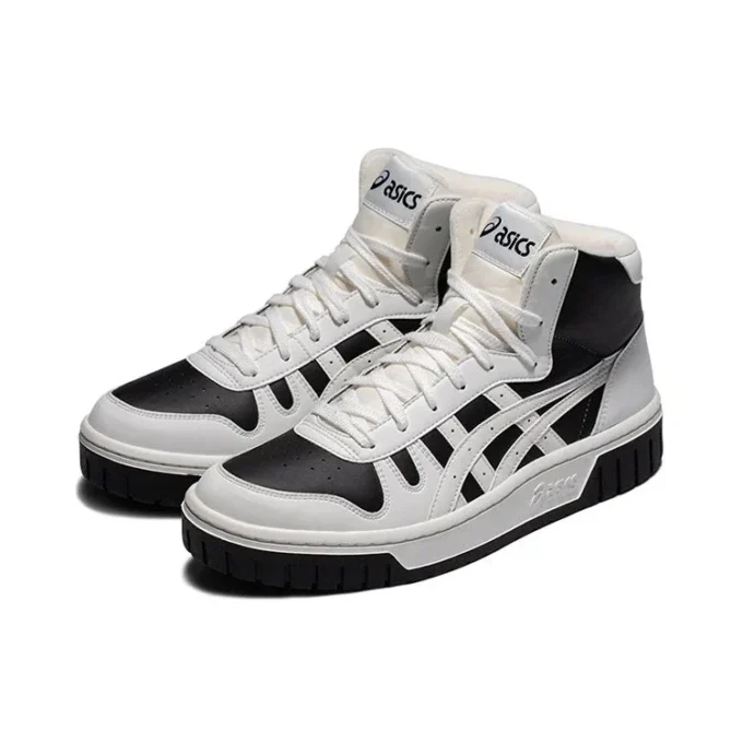 Unisex Court Mz-Hi Sneakers mit hohem Absatz Weiß/Schwarz
