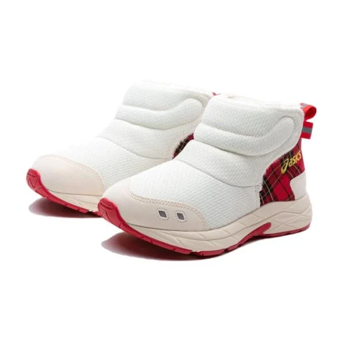 Winter-Warmstiefel „Weiß Rot“